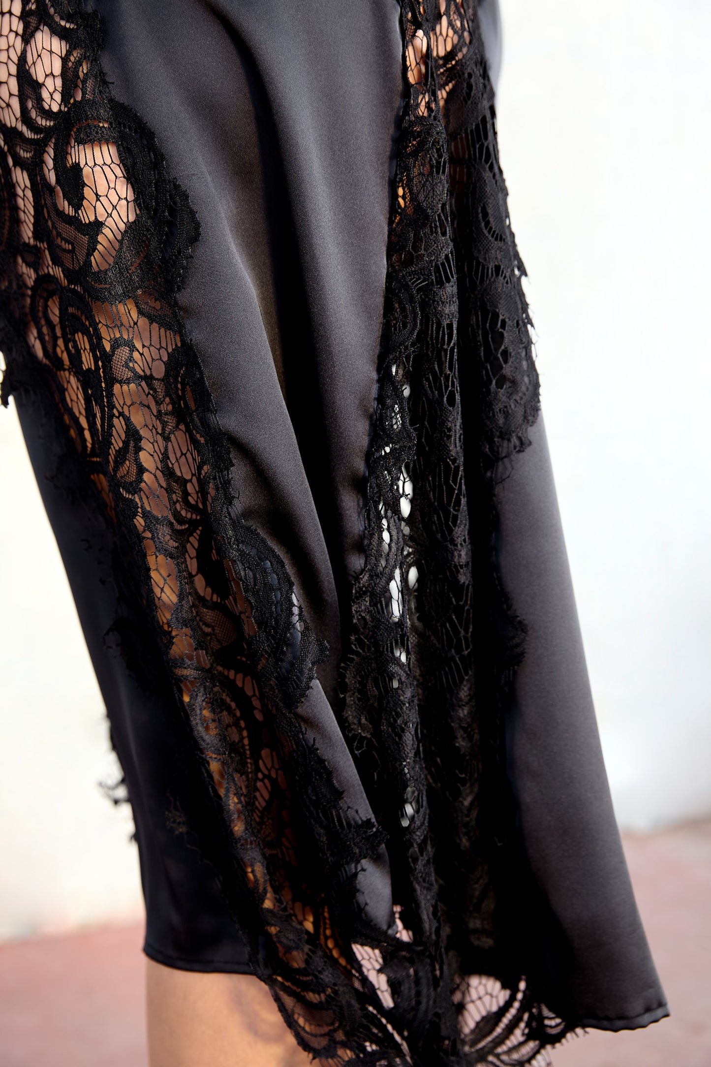 Black Slip Dress – Soft Darkness