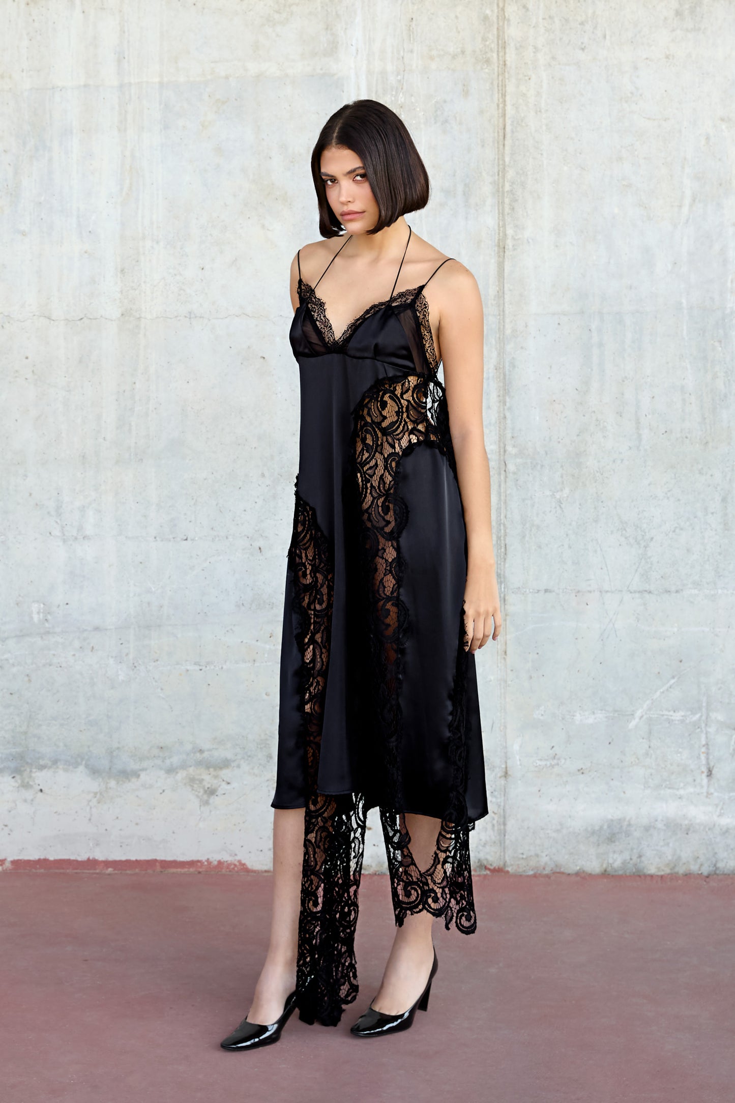 Black Slip Dress – Soft Darkness